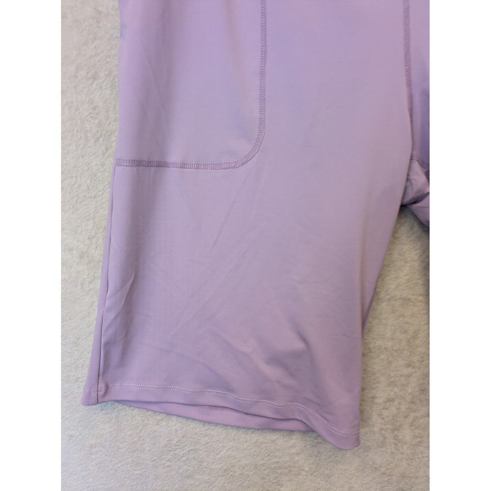 NEW Liberty Pro Athletic Shorts Women's XL Lavender Purple High Rise - Picture 2 of 7